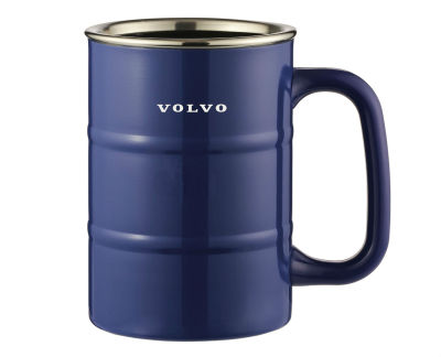 Стальная кружка Volvo Steel Cup, Barrel Style, Blue