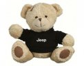 Плюшевый мишка Jeep Plush Toy Teddy Bear, Beige/Black