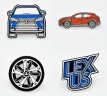Набор детских значков Lexus Kids Pin Badges Set of four