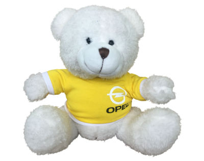 Плюшевый мишка Opel Plush Toy Teddy Bear, White/Yellow