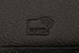 Кожаный мини-кошелек Mercedes-AMG Mini-wallet, black, артикул B66958986