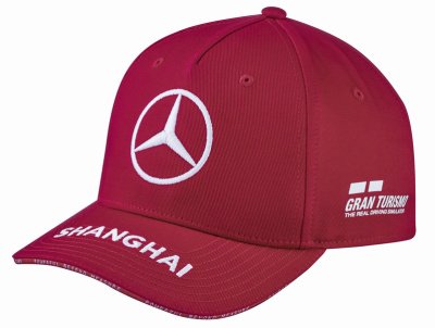 Детская бейсболка Mercedes F1 Kids Cap Lewis Hamilton, Special Edition China 2019, Red