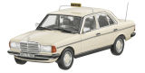 Масштабная модель Mercedes-Benz 200 W 123 (1980-1985) Taxi, Scale 1:18, Beige, артикул B66040670