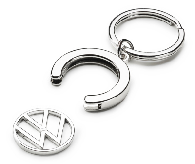 Брелок Volkswagen Logo Keyring, Deposit Сhip, Silver