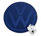 Круглое пляжное полотенце Volkswagen Logo Round Bath Towel, Blue, артикул 5H0084500