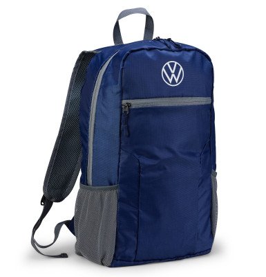 Складной рюкзак Volkswagen Logo Foldable Backpack, Blue/Grey
