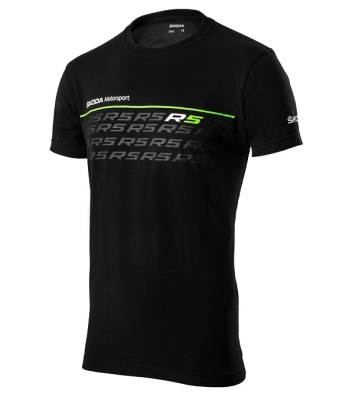 Мужская футболка Skoda Men's T-shirt Motorsport R5, Black