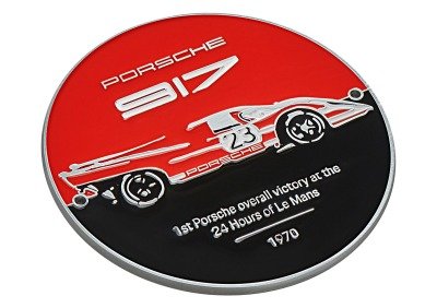 Эмблема на решетку радиатора Porsche Grille Badge, 917 Salzburg, Limited Edition