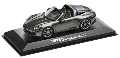 Модель автомобиля Porsche 911 Targa 4S (992), Scale 1:43, Aventurine Green Metallic