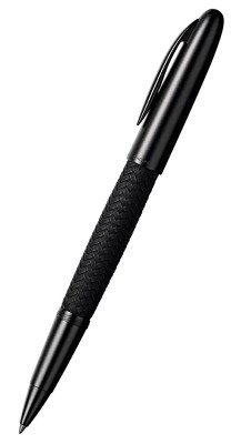 Ручка роллер Porsche Tec Flex Rollerball Pen, Stainless Steel, Black