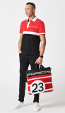 Мужская рубашка-поло Porsche Polo-Shirt, Men, 917 Salzburg Collection, red/white/black, артикул WAP4620XS0MSZG