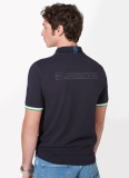 Мужское поло Porsche Polo-Shirt, Men, Martini Racing Collection, dark blue, артикул WAP92200S0LMRH