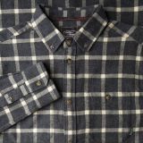 Мужская фланелевая рубашка Land Rover Men's Heritage Flannel Shirt, артикул LFSM948GYF