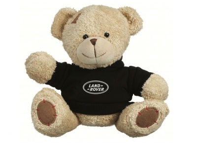 Мягкая игрушка медвежонок Land Rover Plush Toy Teddy Bear, Beige/Black