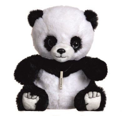 Мягкая игрушка медвежонок панда Volvo Plush Toy Panda Bear, White/Black