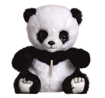 Мягкая игрушка медвежонок панда Citroen Plush Toy Panda Bear, White/Black