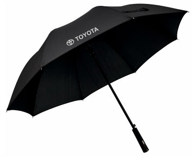 Зонт-трость Toyota Stick Umbrella, 140D, Black