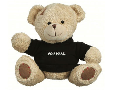 Плюшевый мишка Haval Plush Toy Teddy Bear, Beige/Black