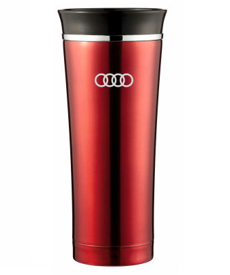 Термокружка Audi Rings Thermo Mug, Red/Black, 0.42l