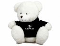 Мягкая игрушка медвежонок Lexus Plush Toy Teddy Bear, White/Black