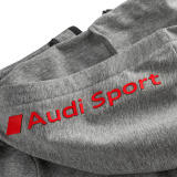 Мужская толстовка с капюшоном Audi Sport Midlayer, Mens, Grey, артикул 3132001202