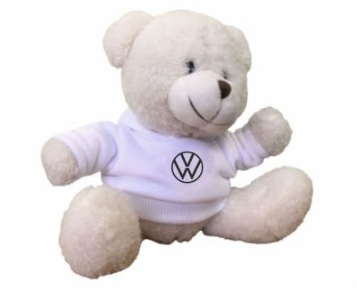 Плюшевый мишка Volkswagen Plush Toy Teddy Bear, White