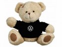 Мягкая игрушка медвежонок Volkswagen Plush Toy Teddy Bear, Beige/Black