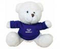 Плюшевый медведь Geely Plush Toy Bear, White/Blue