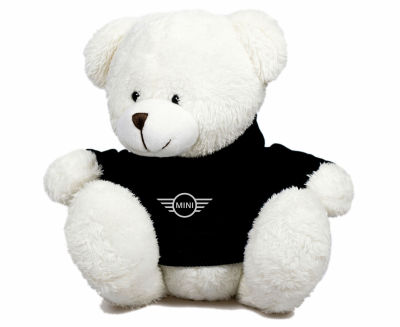 Плюшевый медведь MINI Plush Toy Bear, White/Black