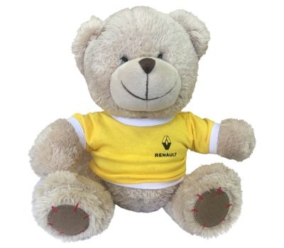 Плюшевый медведь Renault Plush Toy Bear, Beige/Yellow