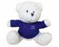 Плюшевый медведь SsangYong Plush Toy Bear, White/Blue