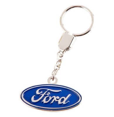 Брелок Ford Logo Keychain, Metall, Silver
