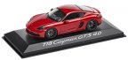 Модель автомобиля Porsche 718 Cayman GTS 4.0 (982), Carmine Red, Scale 1:43