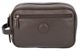 Дорожный несессер Mercedes-Benz Toiletry bag, Classic, Leather, Dark Brown, артикул B66048057