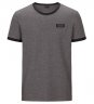 Мужская футболка Audi T-Shirt Ringe, Mens, grey/black