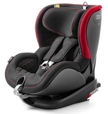 Детское автокресло Audi child seat i-Size, black/red