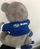 Мягкая игрушка медвежонок Subaru Plush Toy Teddy Bear, Grey/Blue, артикул FKTD724SBGB