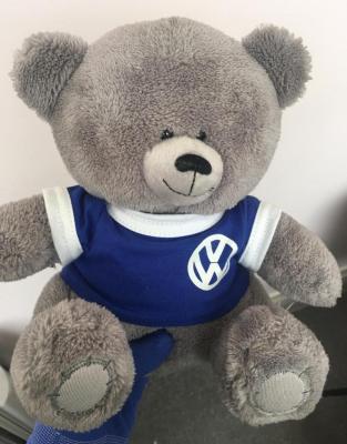 Плюшевый мишка Volkswagen Plush Toy Teddy Bear, Grey/Blue/White