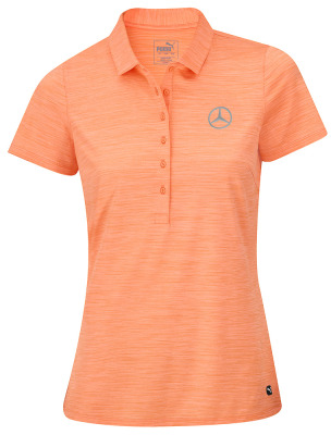Женская рубашка-поло Mercedes Women's Golf Polo Shirt, Orange