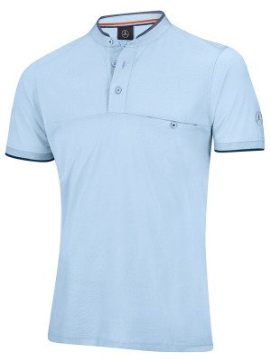 Мужская рубашка-поло Mercedes Poloshirt, Men's, Light Blue