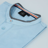 Мужская рубашка-поло Mercedes Poloshirt, Men's, Light Blue, артикул B66958865