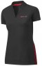 Женская рубашка-поло Mercedes-AMG Ladies' Polo Shirt, Black/Red