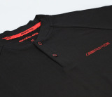 Мужская рубашка-поло Mercedes-AMG Men's Polo Shirt, Black / Red, артикул B66958895