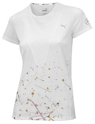 Женская футболка Mercedes Petronas Women's T-shirt, White/Graphic print
