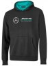 Мужская толстовка-кенгуру Mercedes-AMG Petronas Men's Sweat Hoody, Black, by PUMA
