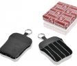 Кожаный чехол для ключа Porsche Classic Key Case, Plaid White Black