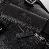 Кожаная дорожная сумка Jaguar Leather Weekender Bag, Black, артикул JHLU364BKA