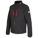 Мужская куртка Jaguar Men's Zip Up Softshell Jacket, Black, артикул JGJM404BKB