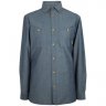 Мужская рубашка Land Rover Men's Heritage Chambray Shirt, Light Blue