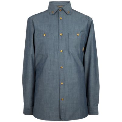 Мужская рубашка Land Rover Men's Heritage Chambray Shirt, Light Blue